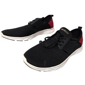 Vevo Active Womens Aly Black Athletic and Training Shoes (10 Wide) Pre-Owned